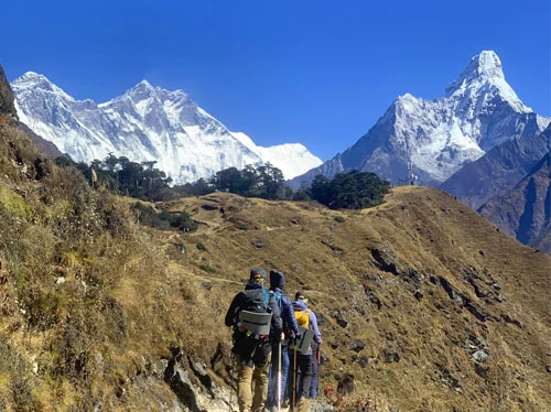 namche trek with heli tour