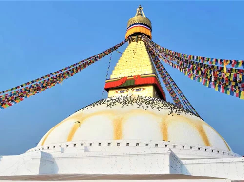 Boudhanath Temple in Kathmandu.