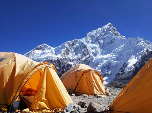Tent at Base of Mt. Everest